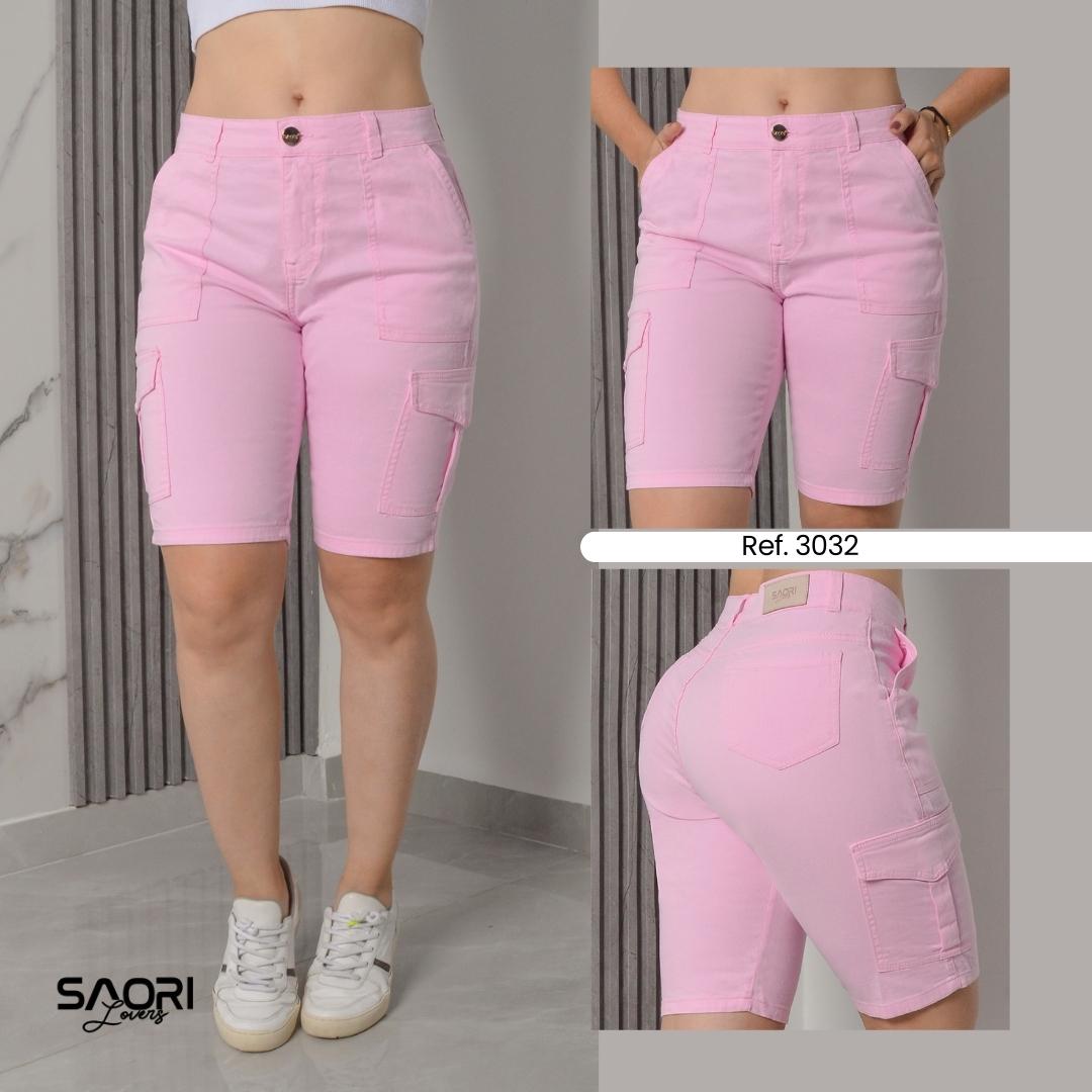 BERMUDA MUJER REF 3032 ROSADA