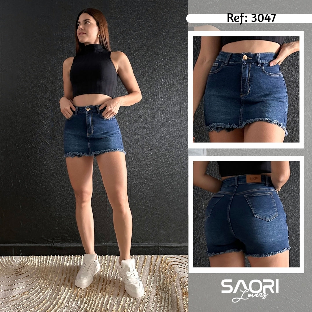 FALDA SHORT TIRO ALTO REF 3047