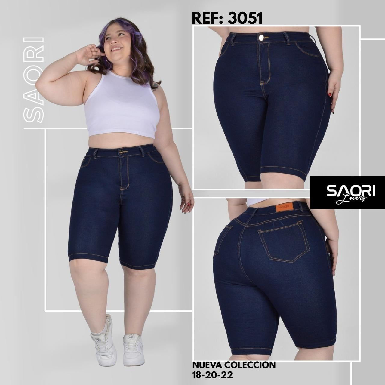 BERMUDA MUJER PLUS REF 3051