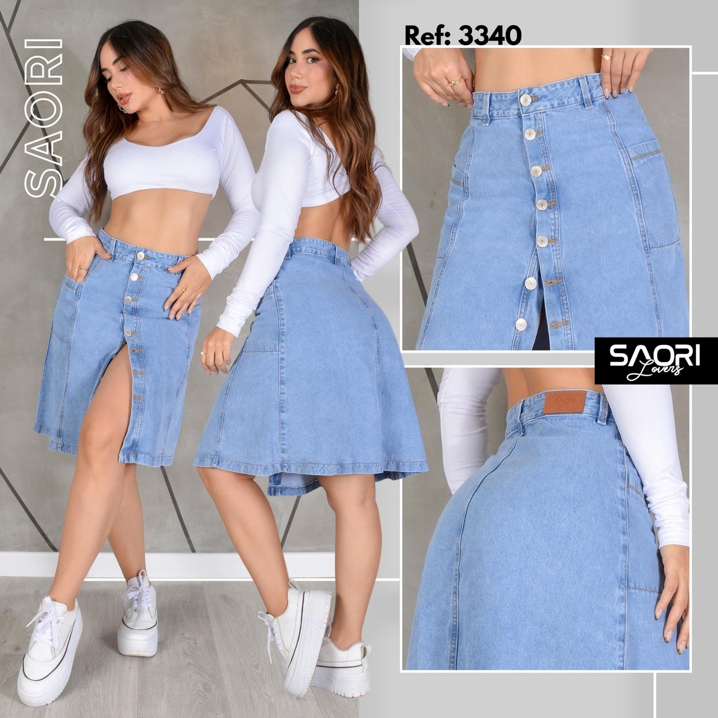 FALDA TIRO ALTO REF 3340