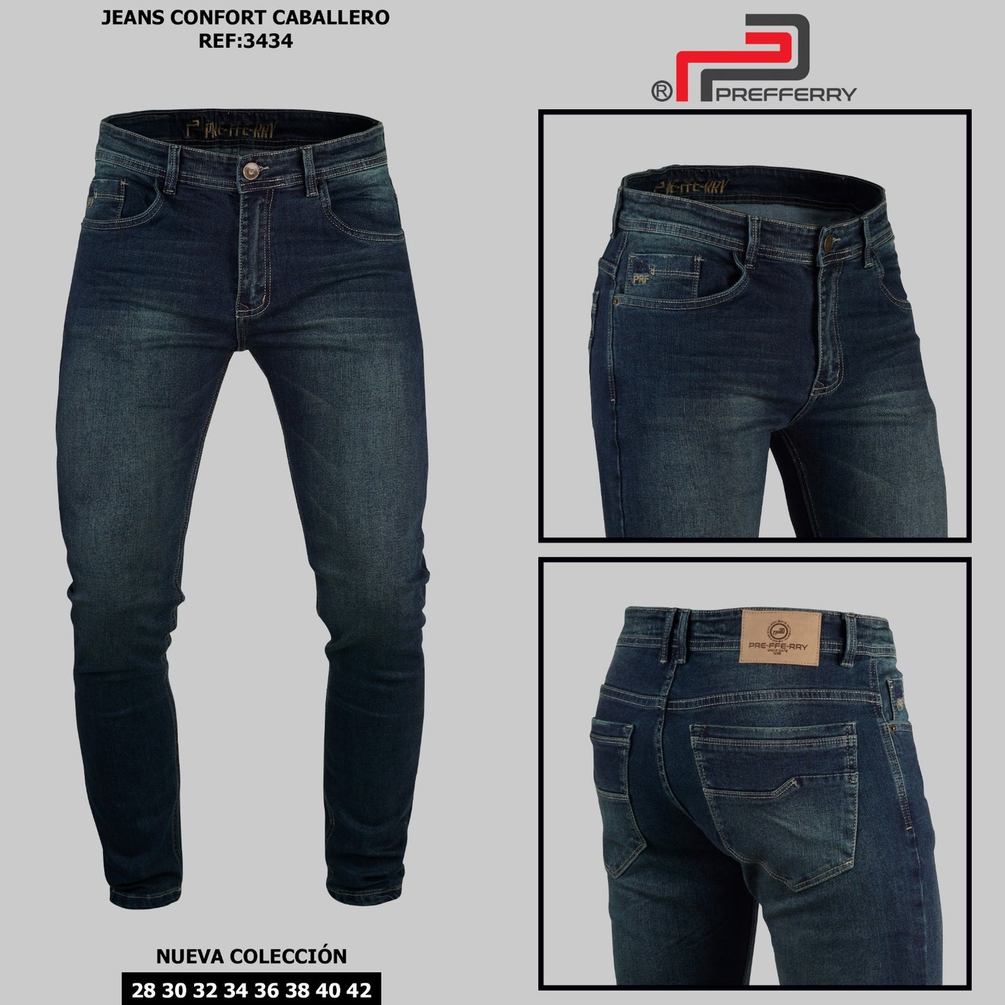 Jeans Skinny Caballero Ref 3434