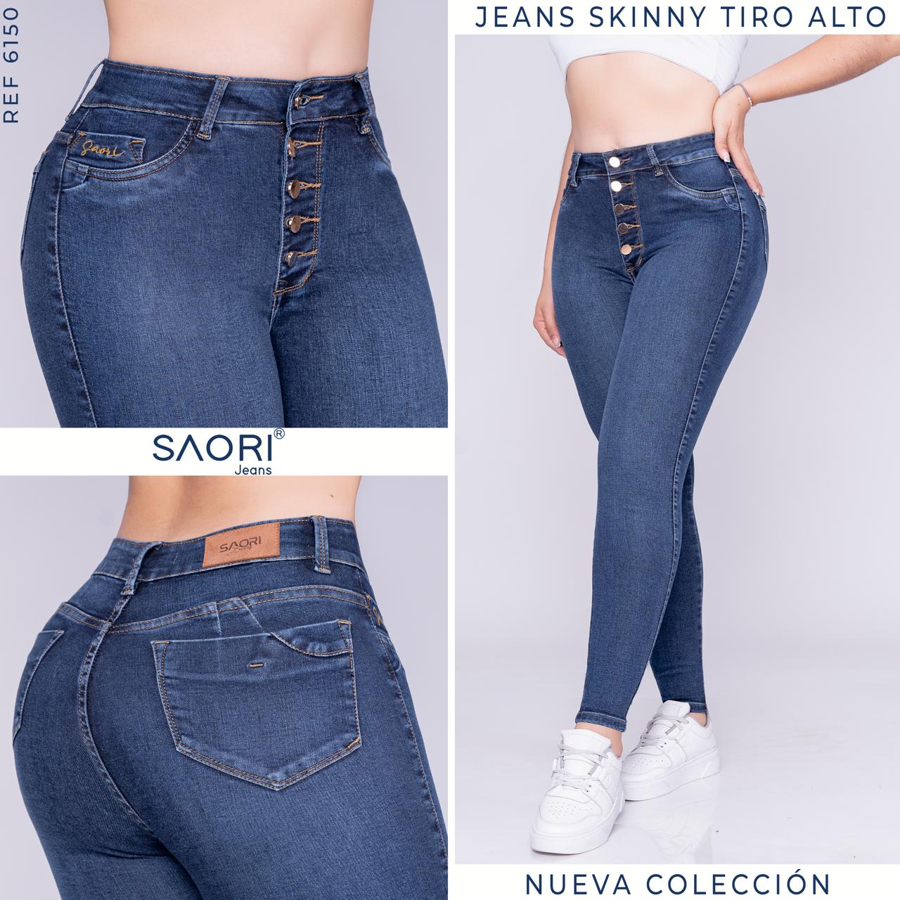 Jeans Skinny Tiro Alto REF 6150