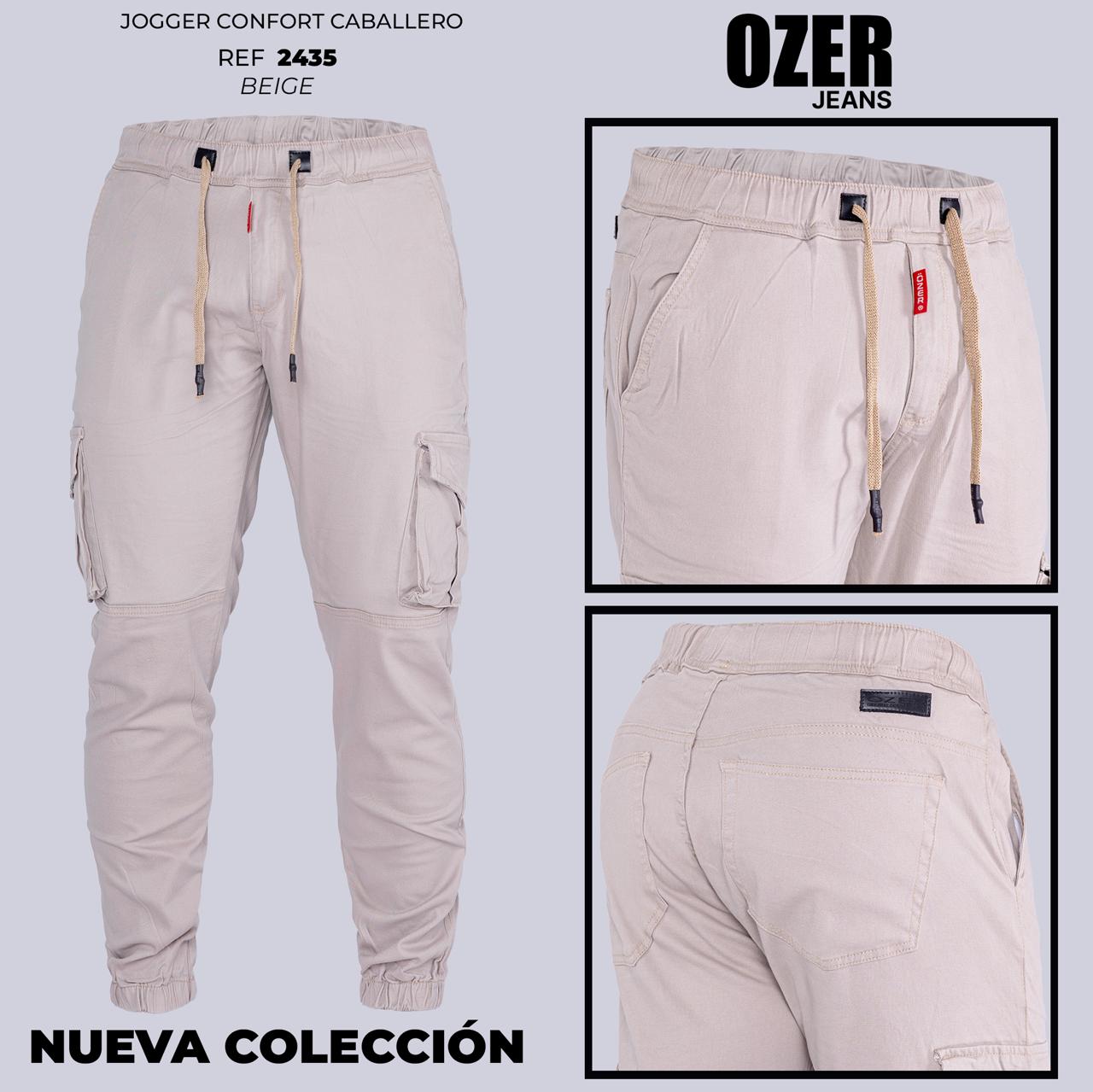 Jeans Cargo Caballero Ref 2435 beige