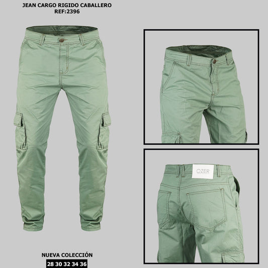 Jeans Cargo Caballero Ref 2396 VERDE