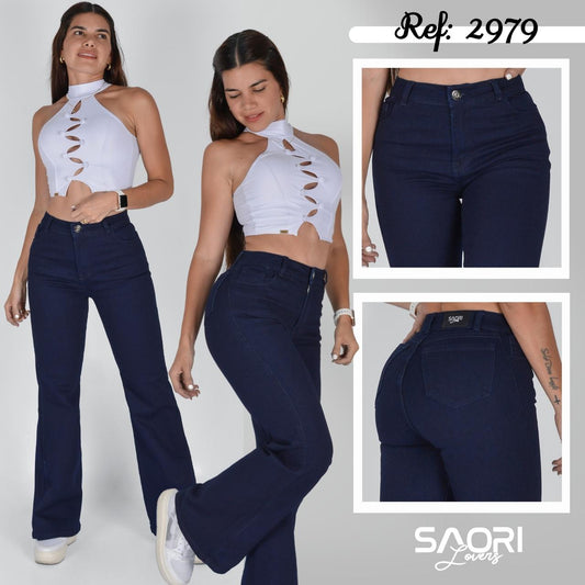 Jeans Bota Ancha REF 2979