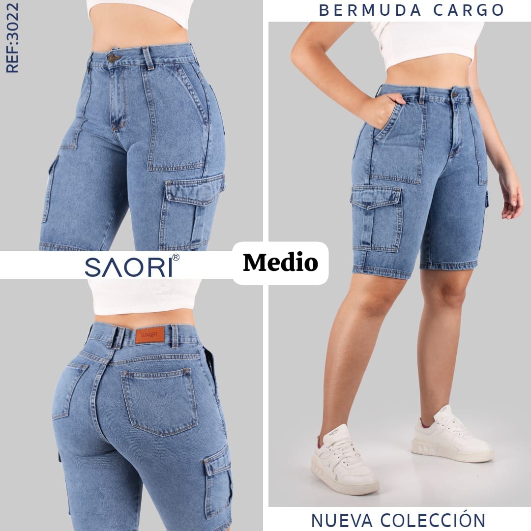 BERMUDA MUJER REF 3022 MEDIO RIGIDA