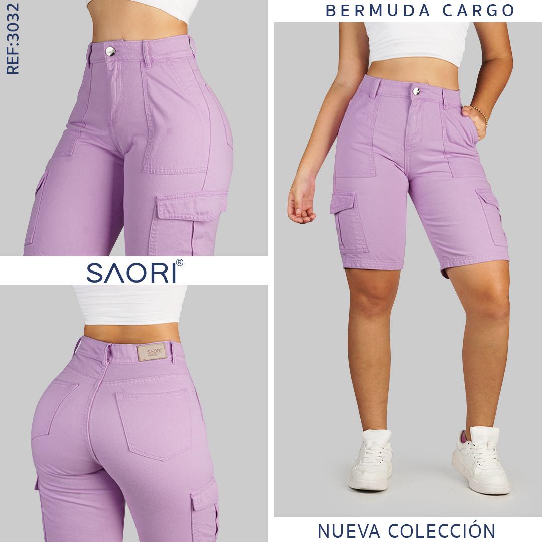 BERMUDA MUJER REF 3032 LILA