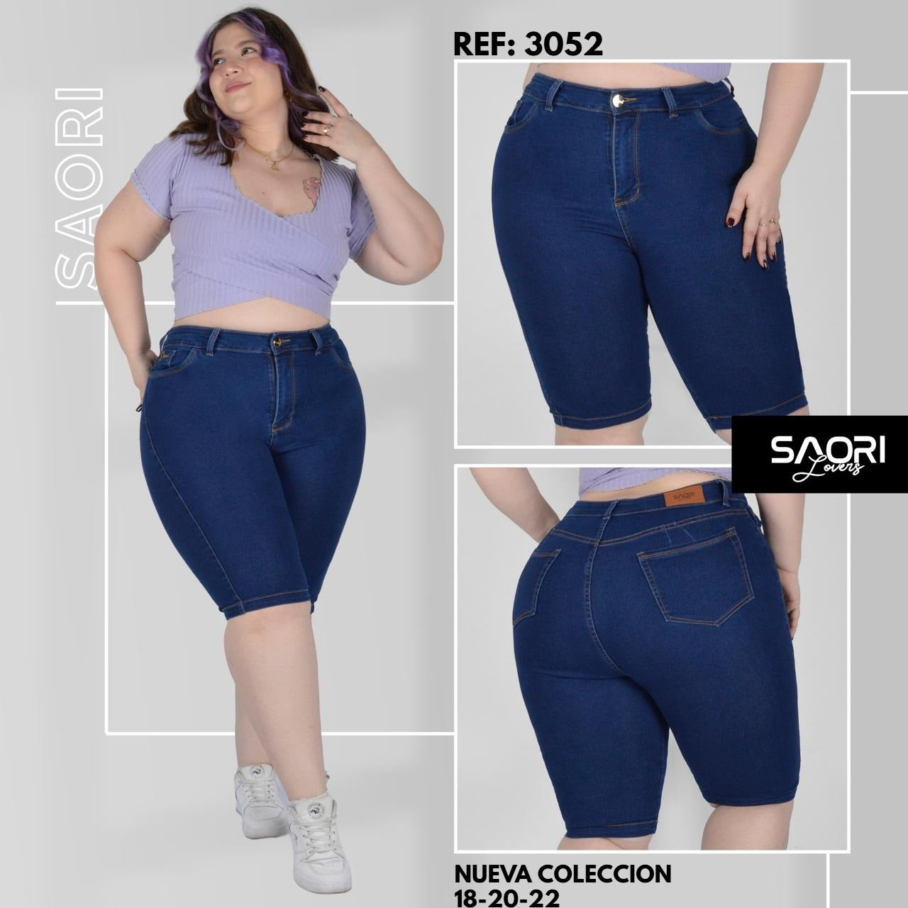 BERMUDA MUJER PLUS REF 3052