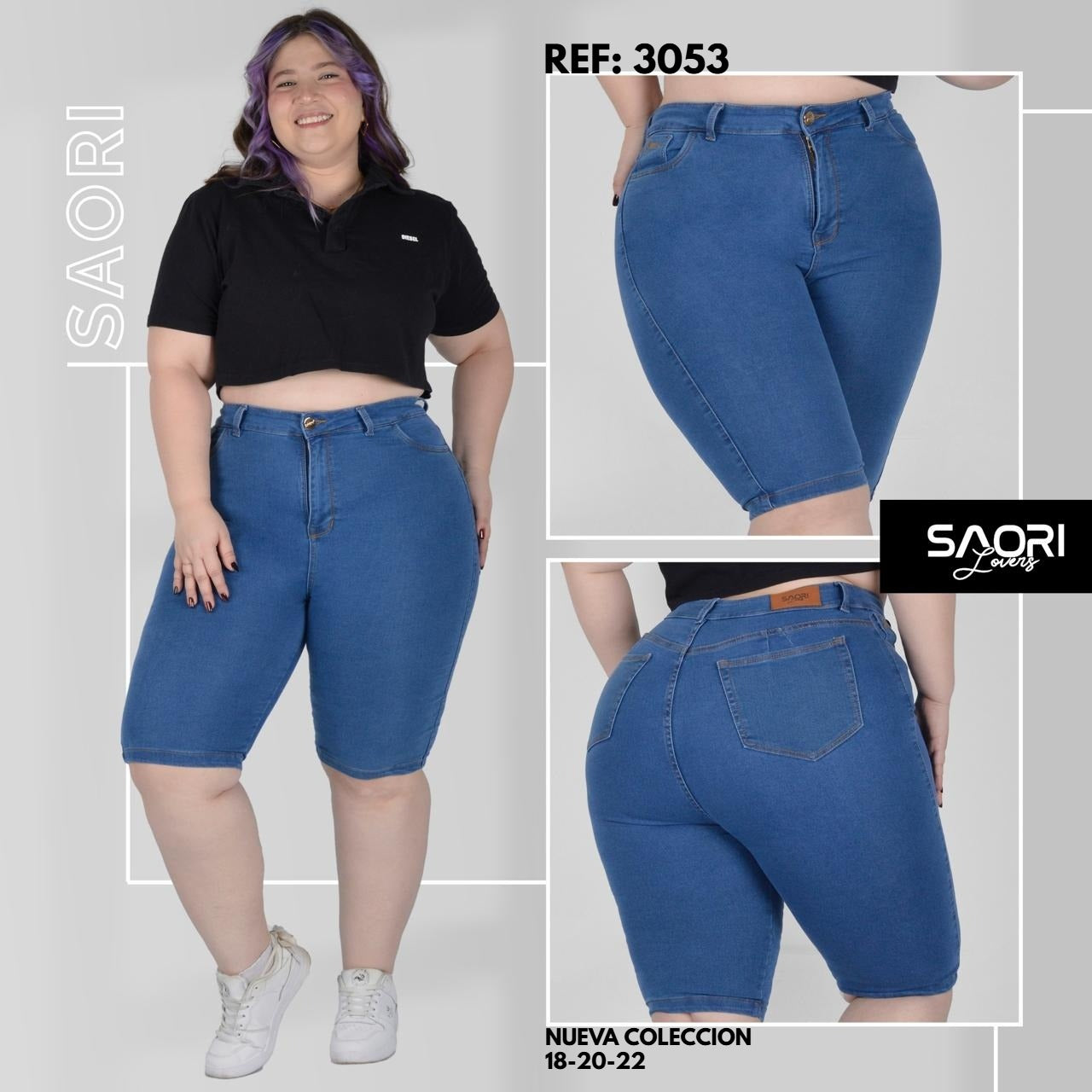 BERMUDA MUJER PLUS REF 3053