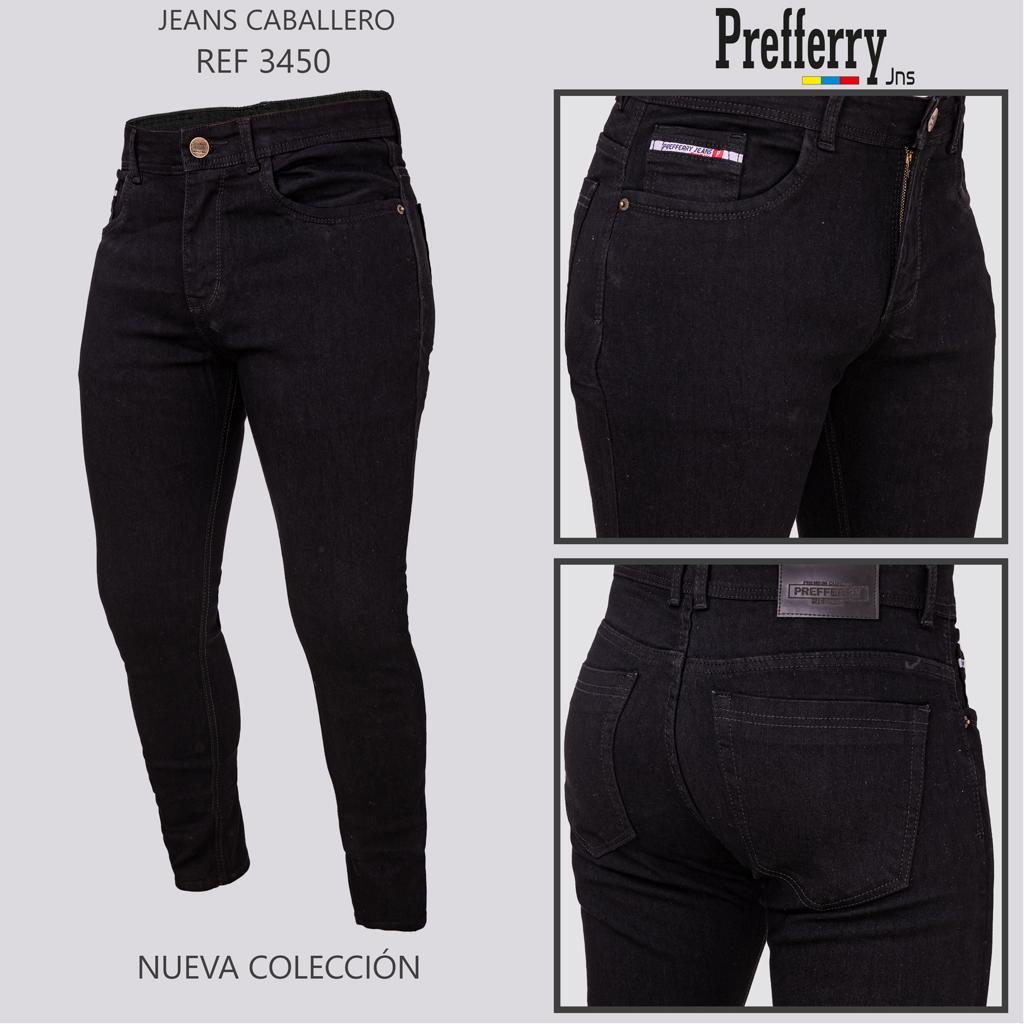 Jeans Skinny Caballero Ref 3450 NEGRO