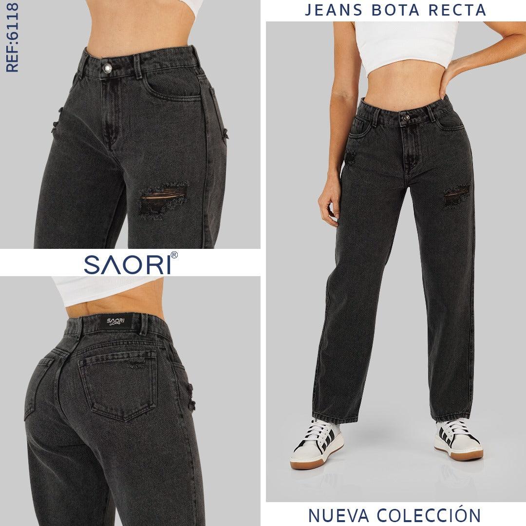 Jeans Bota Recta REF 6118