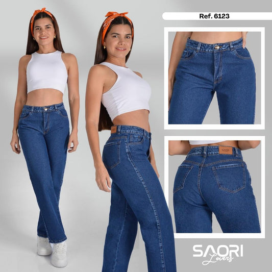 Jeans Bota Ancha REF 6123