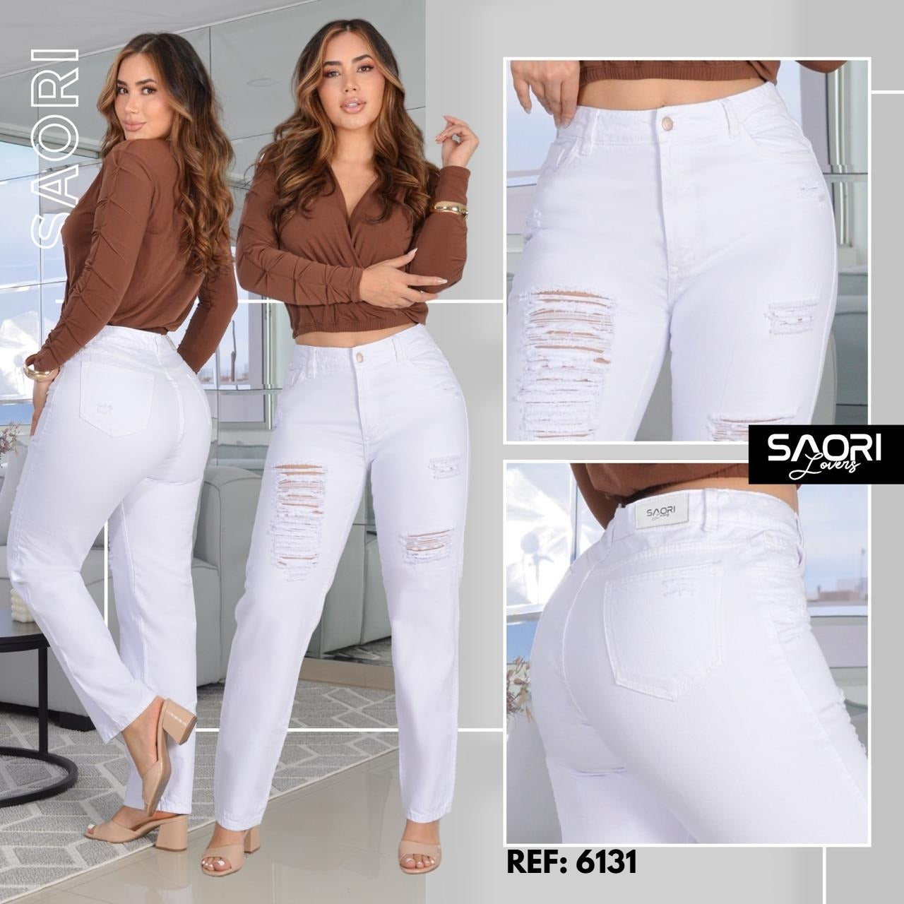 Jeans Bota Recta Rigido REF 6131