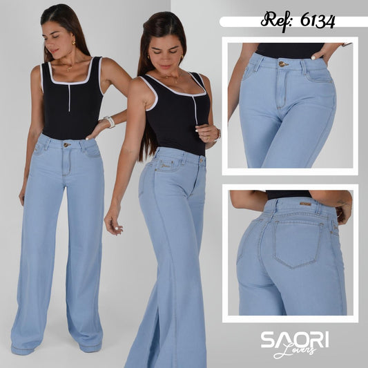 Jeans Bota Ancha REF 6134