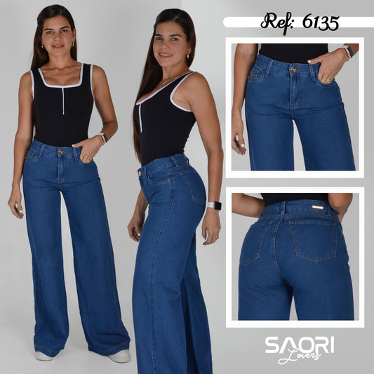 Jeans Bota Ancha REF 6135