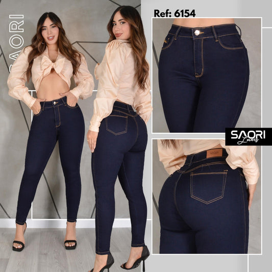 Jeans Skinny Tiro Alto REF 6154