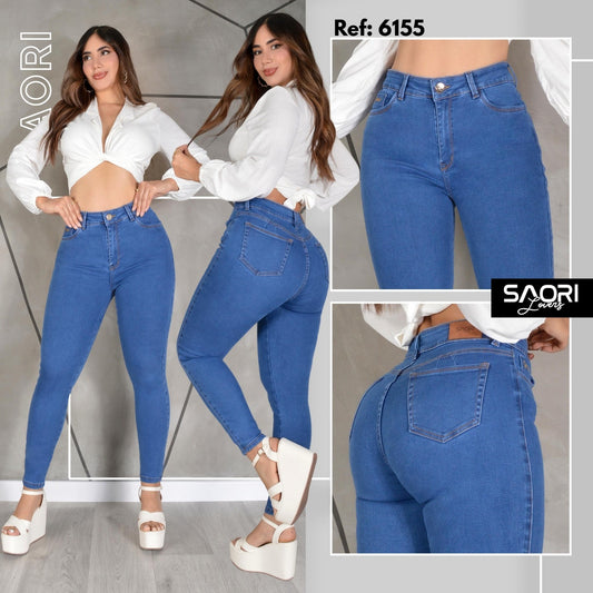 Jeans Skinny Tiro Alto REF 6155
