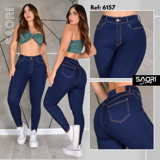Jeans Skinny Tiro Alto REF 6157