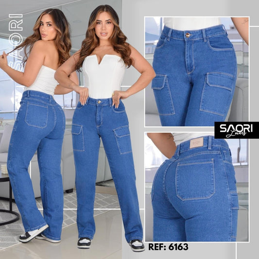 Jeans Bota Recta REF 6163